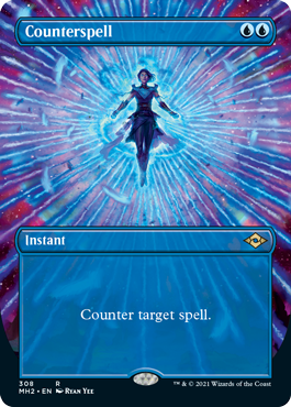 [308]【EN】【FOIL】■ボーダーレス■対抗呪文/Counterspell【MH2】[R][青]
