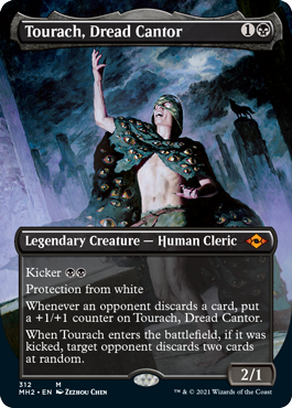 [312]【EN】【FOIL】■ボーダーレス■戦慄の朗詠者、トーラック/Tourach, Dread Cantor【MH2】[M][黒]