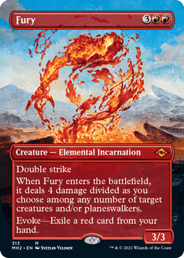 [313]【EN】【FOIL】■ボーダーレス■激情/Fury【MH2】[M][赤]