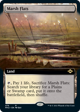 [476]【EN】【FOIL】■拡張アート■湿地の干潟/Marsh Flats【MH2】[R][土地]