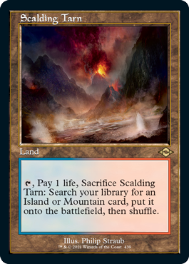 [439]【EN】【FOIL】■旧枠■沸騰する小湖/Scalding Tarn【MH2】[R][土地]