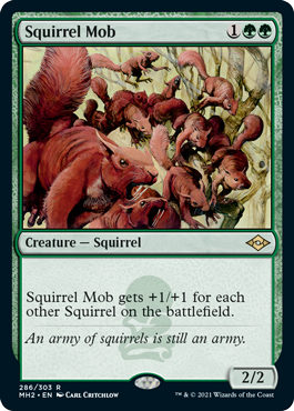 [286]【EN】リスの群れ/Squirrel Mob【MH2】[R][緑]