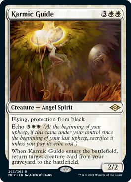 [263]【EN】【FOIL】霊体の先達/Karmic Guide【MH2】[R][白]