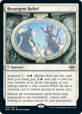[026]【EN】【FOIL】信仰の復活/Resurgent Belief【MH2】[R][白]