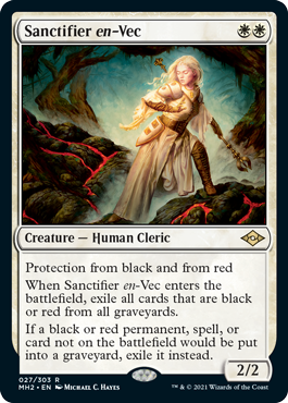 [027]【EN】【FOIL】ヴェクの聖別者/Sanctifier en-Vec【MH2】[R][白]