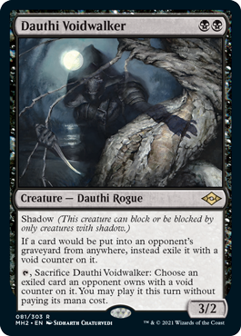 [081]【EN】【FOIL】ダウスィーの虚空歩き/Dauthi Voidwalker【MH2】[R][黒]
