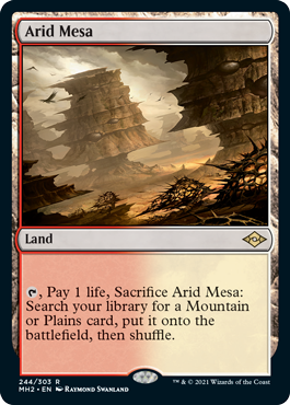 [244]【EN】【FOIL】乾燥台地/Arid Mesa【MH2】[R][土地]