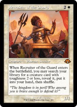 [395]【EN】■旧枠■護衛募集員/Recruiter of the Guard【MH3】[M][白]