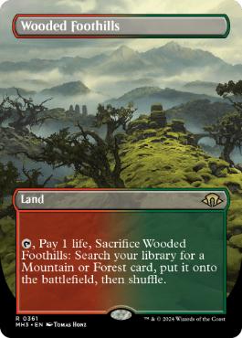 [361]【EN】■ボーダーレス■樹木茂る山麓/Wooded Foothills【MH3】[R][土地]
