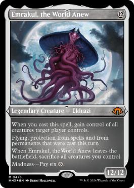 [473]【EN】【エッチングFOIL】再誕世界、エムラクール/Emrakul, the World Anew【MH3】[M][無]