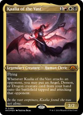 [489]【EN】【エッチングFOIL】巨大なるカーリア/Kaalia of the Vast【MH3】[M][多色]