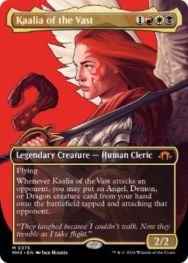 [375]【EN】【FOIL】■ボーダーレス■巨大なるカーリア/Kaalia of the Vast【MH3】[M][多色]