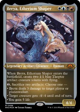 [486]【EN】【エッチングFOIL】エーテリウム造物師、ブレイヤ/Breya, Etherium Shaper【MH3】[M][多色]