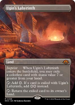 [359]【EN】【FOIL】■ボーダーレス■ウギンの迷宮/Ugin's Labyrinth【MH3】[M][土地]