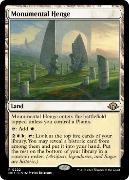 [222]【EN】記念碑的列石/Monumental Henge【MH3】[R][土地]