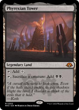 [303]【EN】ファイレクシアの塔/Phyrexian Tower【MH3】[M][土地]