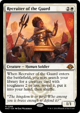[266]【EN】【FOIL】護衛募集員/Recruiter of the Guard【MH3】[M][白]