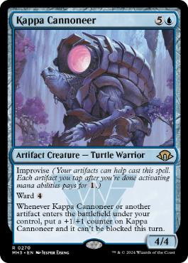 [270]【EN】【FOIL】河童の砲手/Kappa Cannoneer【MH3】[R][青]