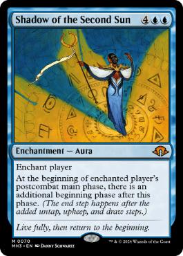 [070]【EN】【FOIL】副陽の影/Shadow of the Second Sun【MH3】[M][青]
