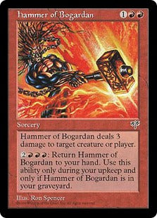 [181]【JP】ボガーダンの鎚/Hammer of Bogardan【MIR】[R][赤]