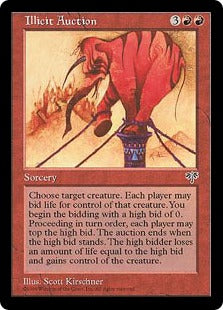 [183]【EN】無道の競り/Illicit Auction【MIR】[R][赤]
