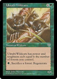 [248]【JP】ウークタビー・ワイルドキャット/Uktabi Wildcats【MIR】[R][緑]