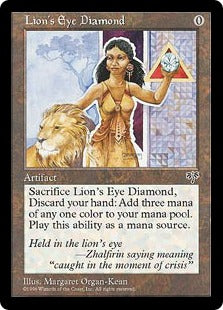 [307]【EN】ライオンの瞳のダイアモンド/Lion's Eye Diamond【MIR】[R][茶]