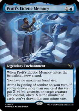 [396]【EN】【FOIL】■拡張アート■プロフトの映像記憶/Proft's Eidetic Memory【MKM】[R][青]