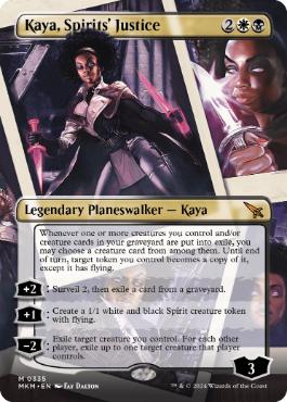 [335]【EN】【FOIL】■ボーダーレス■幽霊の裁き、ケイヤ/Kaya, Spirits' Justice【MKM】[M][多色]