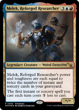[430]【EN】【FOIL】■PROMO■再鍛された研究者、メーレク/Melek, Reforged Researcher【MKM】[R][多色]