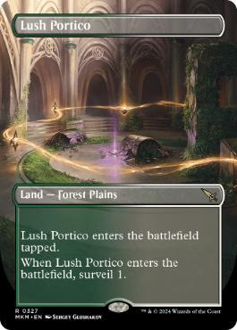 [327]【EN】【FOIL】■ボーダーレス■草萌ゆる玄関/Lush Portico【MKM】[R][土地]