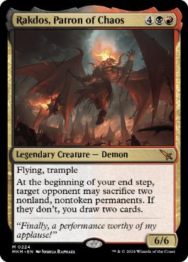 [224]【EN】混沌の守護者、ラクドス/Rakdos, Patron of Chaos【MKM】[M][多色]