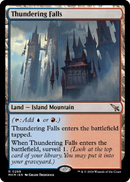 [269]【EN】轟音の滝/Thundering Falls【MKM】[R][土地]