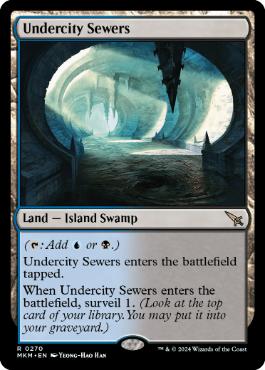 [270]【EN】地底街の下水道/Undercity Sewers【MKM】[R][土地]