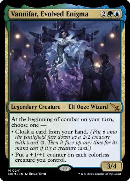 [241]【EN】【FOIL】進化した謎、ヴァニファール/Vannifar, Evolved Enigma【MKM】[M][多色]