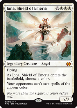 [020]【EN】エメリアの盾、イオナ/Iona, Shield of Emeria【MM2】[M][白]