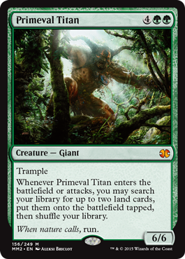 [156]【EN】原始のタイタン/Primeval Titan【MM2】[M][緑]