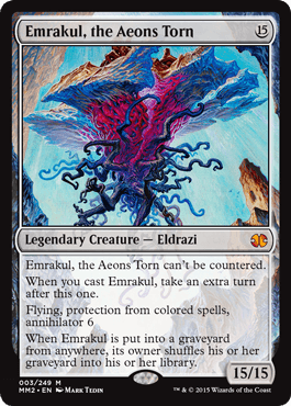 [003]【EN】【FOIL】引き裂かれし永劫、エムラクール/Emrakul, the Aeons Torn【MM2】[M][無]