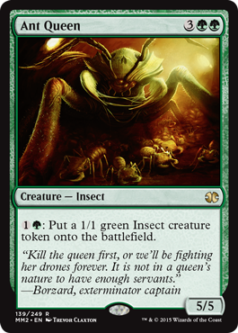 [139]【EN】【FOIL】蟻の女王/Ant Queen【MM2】[R][緑]