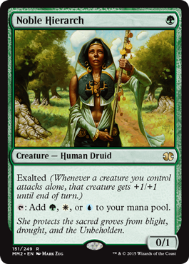 [151]【EN】【FOIL】貴族の教主/Noble Hierarch【MM2】[R][緑]