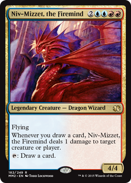 [184]【EN】【FOIL】火想者ニヴ＝ミゼット/Niv-Mizzet, the Firemind【MM2】[R][多色]