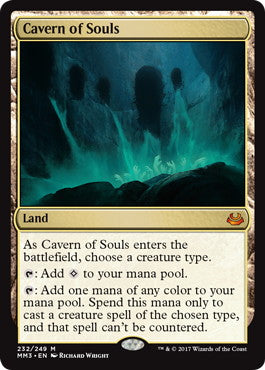 [232]【EN】魂の洞窟/Cavern of Souls【MM3】[M][土地]