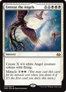 [004]【EN】【FOIL】天使への願い/Entreat the Angels【MM3】[M][白]
