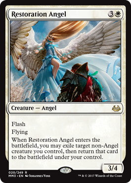 [020]【EN】【FOIL】修復の天使/Restoration Angel【MM3】[R][白]