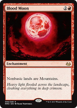 [090]【EN】【FOIL】血染めの月/Blood Moon【MM3】[R][赤]