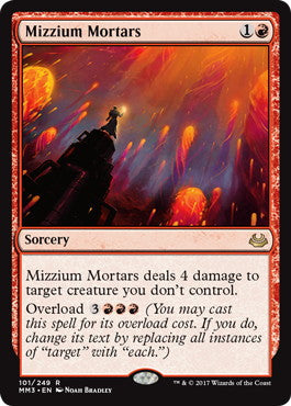 [101]【EN】【FOIL】ミジウムの迫撃砲/Mizzium Mortars【MM3】[R][赤]