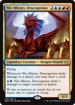 [182]【EN】【FOIL】竜英傑、ニヴ＝ミゼット/Niv-Mizzet, Dracogenius【MM3】[R][多色]
