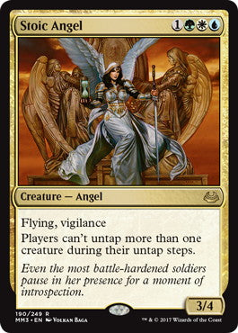 [204]【EN】【FOIL】冷静な天使/Stoic Angel【MM3】[R][多色]