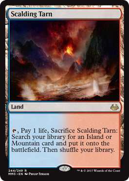 [244]【EN】【FOIL】沸騰する小湖/Scalding Tarn【MM3】[R][土地]
