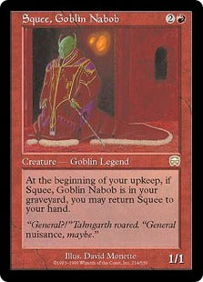 [214]【EN】ゴブリンの太守スクイー/Squee, Goblin Nabob【MMQ】[R][赤]